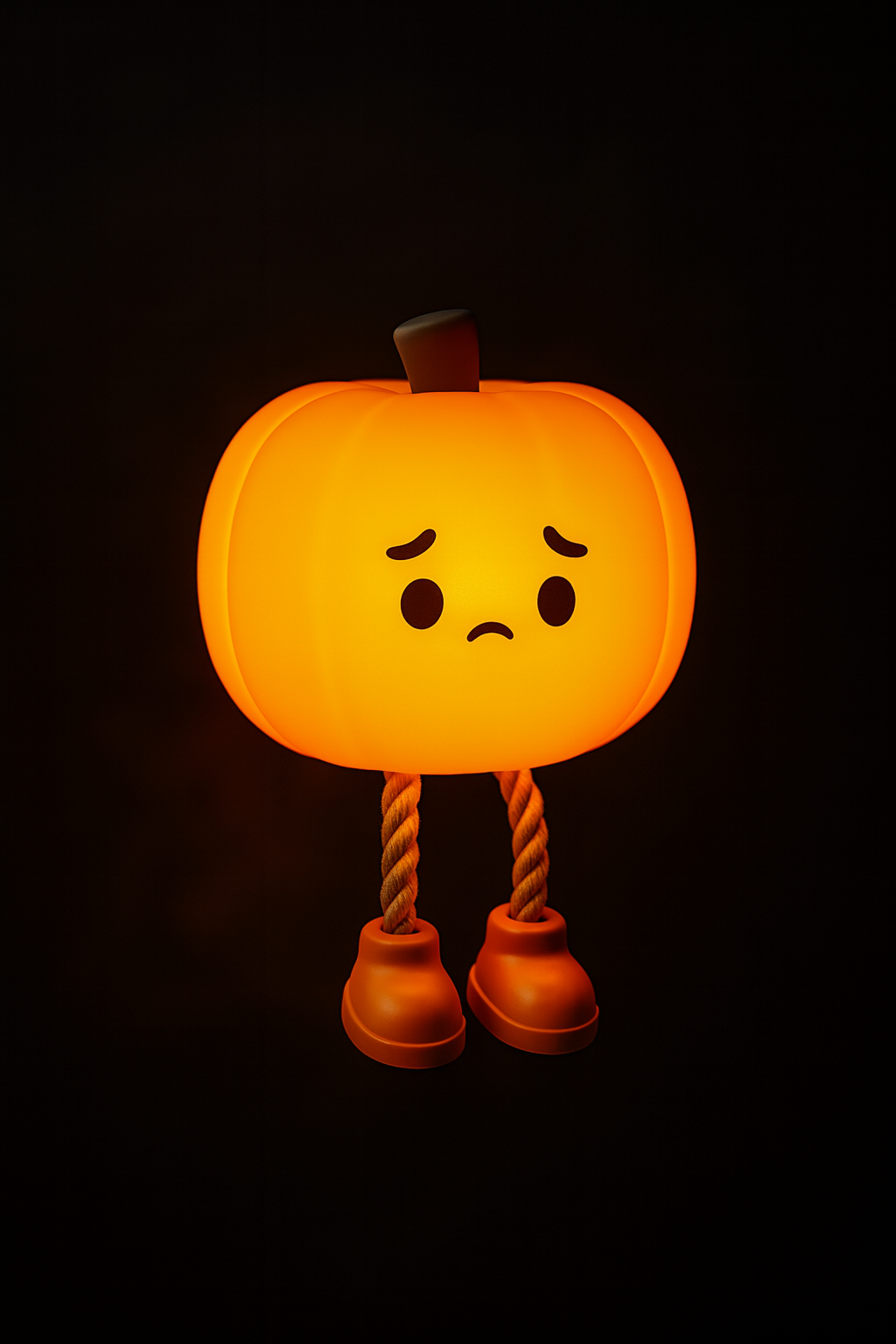 Sad Pumpkin Night Light