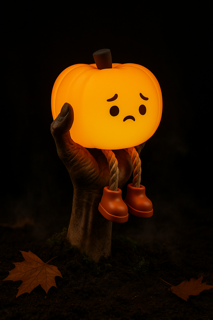 Sad Pumpkin Night Light