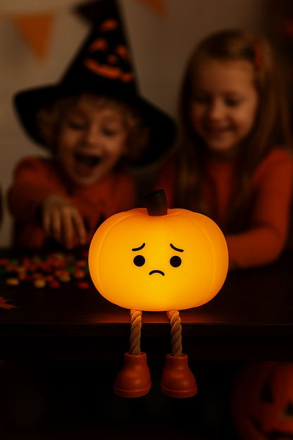 Sad Pumpkin Night Light