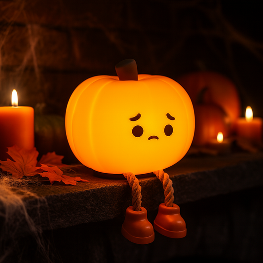 Sad Pumpkin Night Light